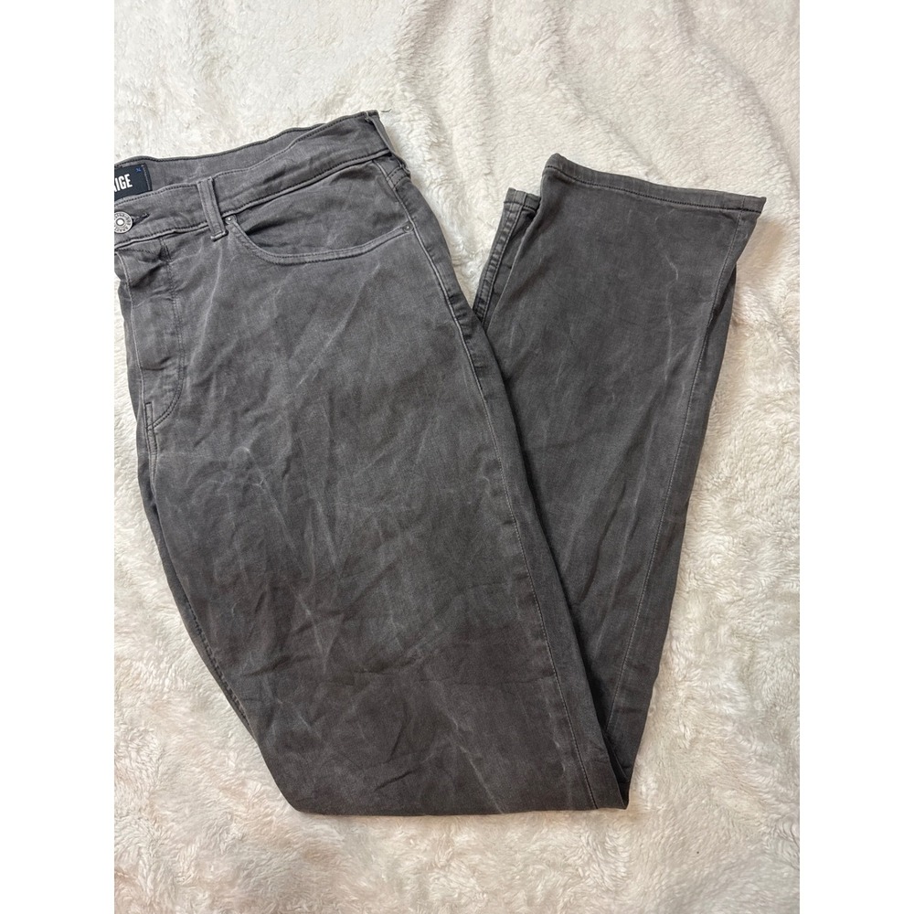 PAIGE Straight Leg Jeans Women 38 Grey Excellent Faded Wash Denim